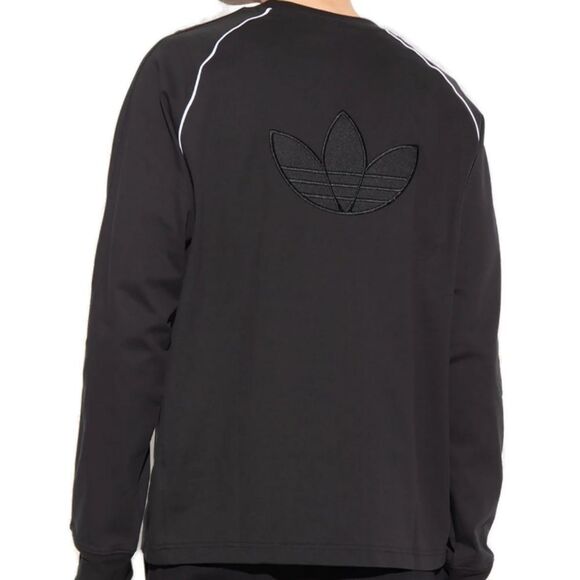 Adidas Originals Logo Embroidered Crew Neck Sweatshirt - Picture 1 of 8